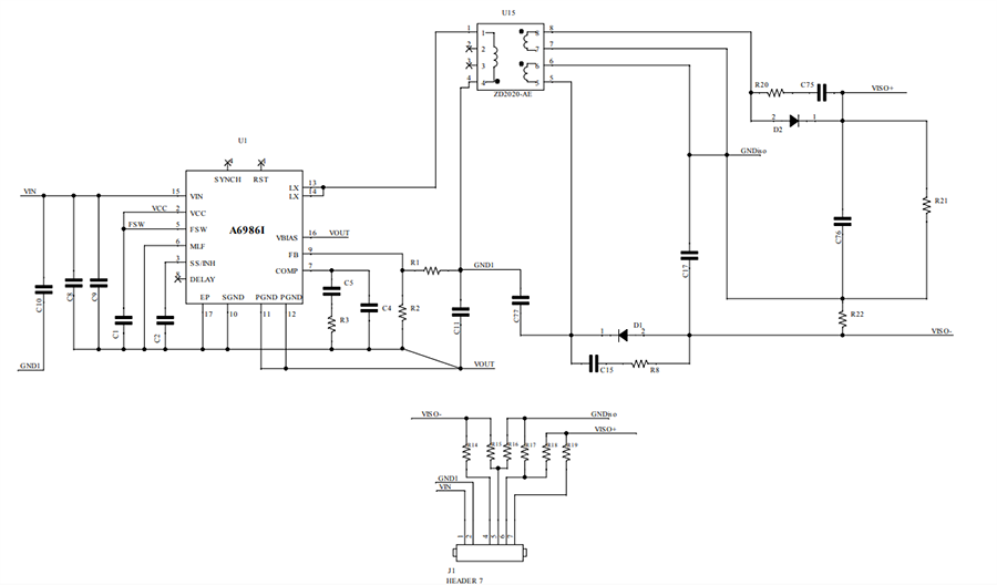 Schéma - STMicroelectronics Carte d'évaluation STEVAL-6986YT2DL